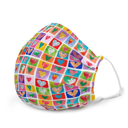 Hearts Face Mask - Image 3