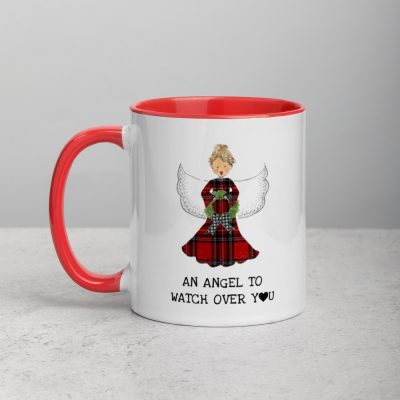 Plaid Angel Mug