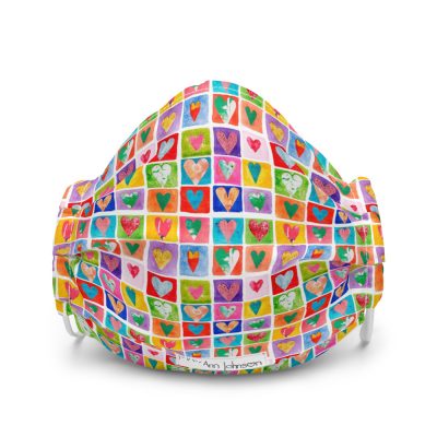 Hearts Face Mask