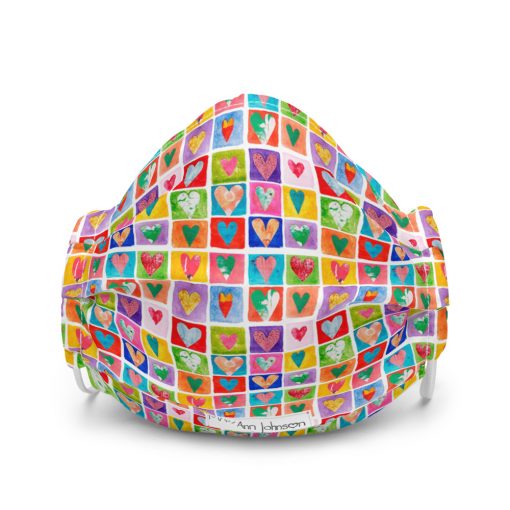 Hearts Face Mask