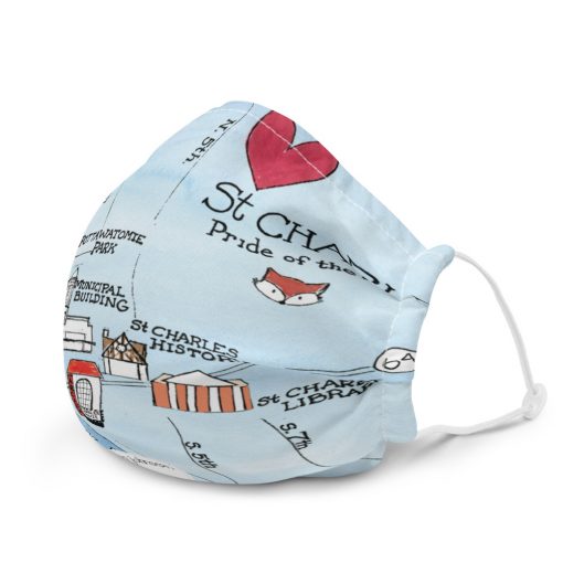 Home Sweet Home St. Charles Face Mask - Image 3