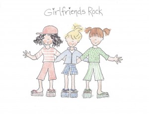 Girlfriends Rock card front