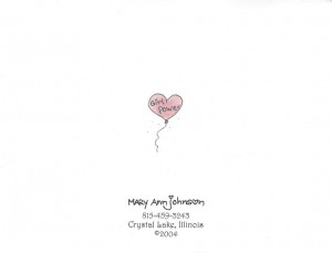 Girl Power card back