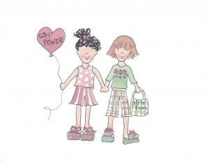 Girl Power card front