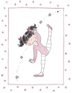 Tumble, jump, twist and shout card front