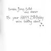 Tumble, jump, twist and shout card inside