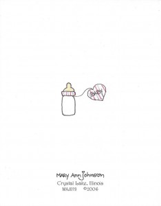 Congratulations on your new Baby Bundle card back