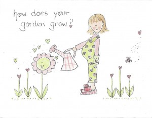How does your garden grow? card front