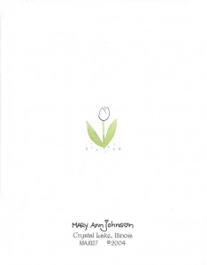 Thinking of You... card back