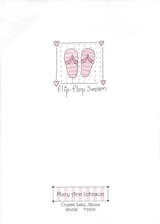 Have a flippin fabulous Birthday! card back