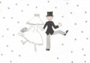 Wishing You both LOVE, Laughter and Your Happily ever after. card front