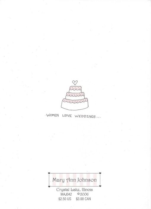 Congratulations! on your HAPPY Wedding DAY and ALWAYS! card back