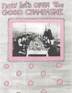 front of now let's OPEN the GOOD CHAMPAGNE card