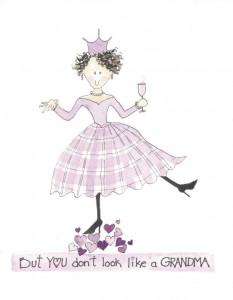 front of But YOU don't look like a GRANDMA card