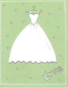 LOVE - Green card front