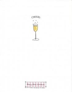 CONGRATULATIONS - CHAMPAGNE card back