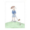 girl golfing