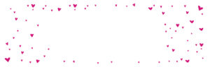 tossing hearts background