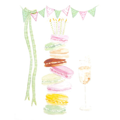 front of Macarons are always a good idea... card