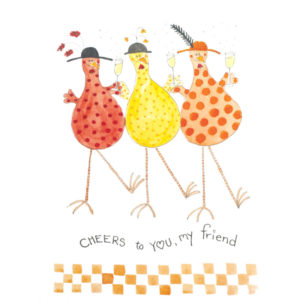 front of Happy Birthday Chickadee! card