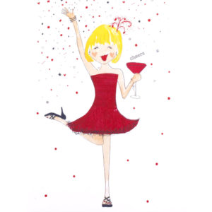 front of Cheers Birthday Girl card