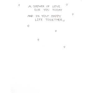 right inside of A Shower of Love card