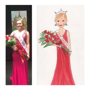 personalized portrait before and after