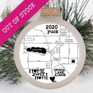 The 2020 Yuck Christmas Ornament is out of stock