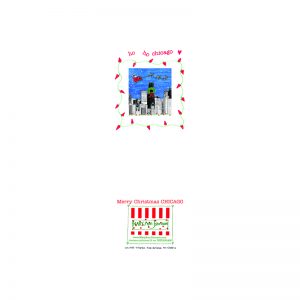 ho ho ho from chicago card back